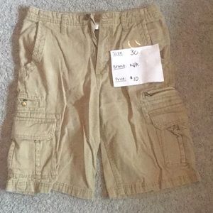 Men’s Khaki Cargo Shorts